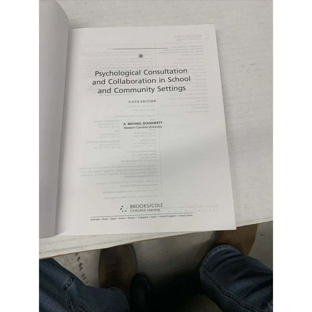 Psychological Consultation and Collaboration in School & Community Settings, IE